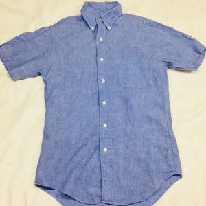 Brooks Brothers Men’s Linen Shirt Size S 